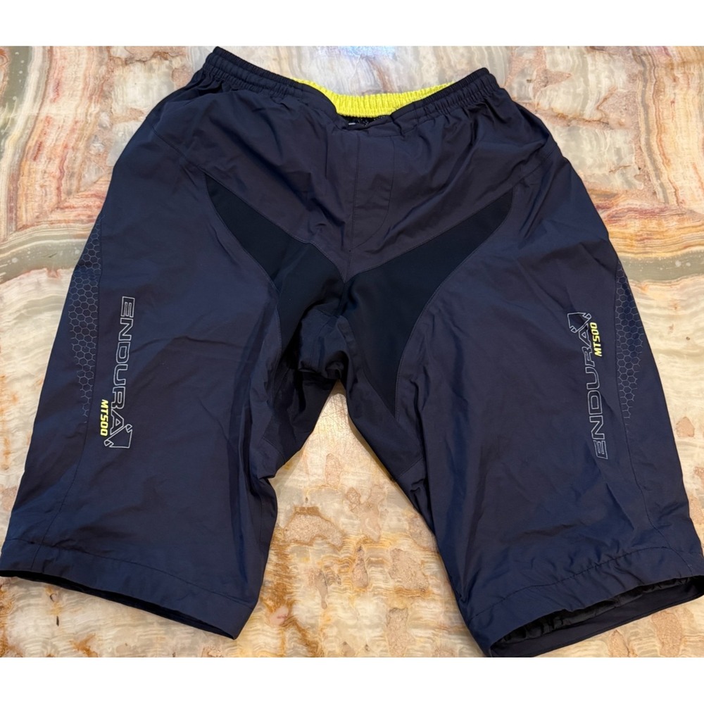 Endura MT500 Spray Mens Cycling Shorts Black Waterproof Mountain Size S